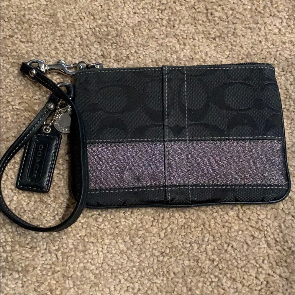 Coach Sparkly CC Wristlet